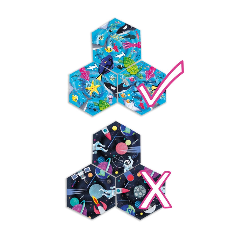 Funtime Gifts Tangle Tiles: Sea & Outer Space