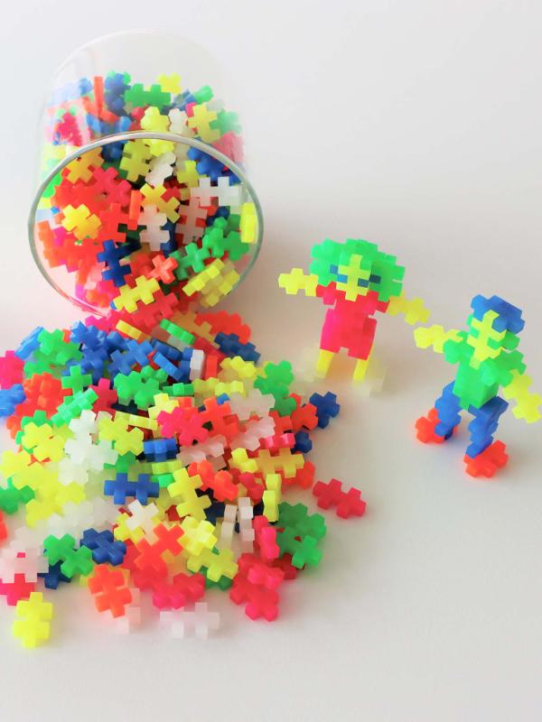 Plus-Plus Tube Mini Neon Mix (100 pcs)