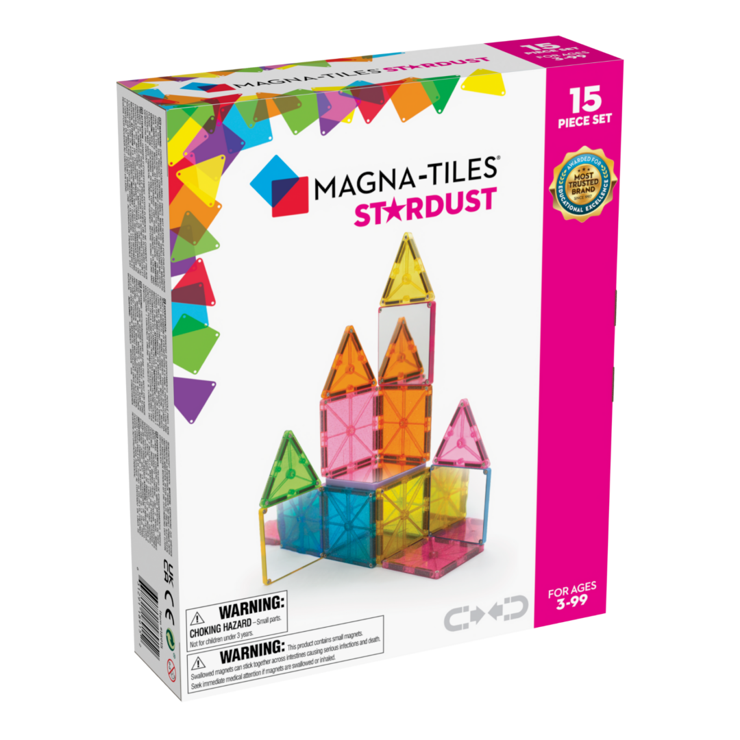 Magna-Tiles Stardust 15 Piece Set