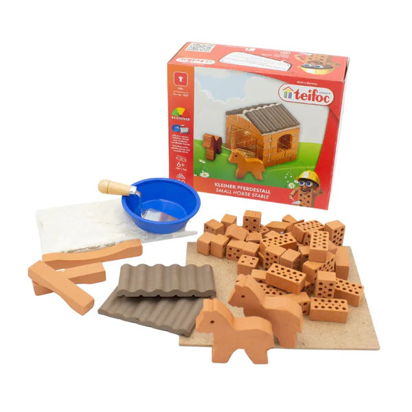 Teifoc Real Bricks Building Sets: Horse Stable