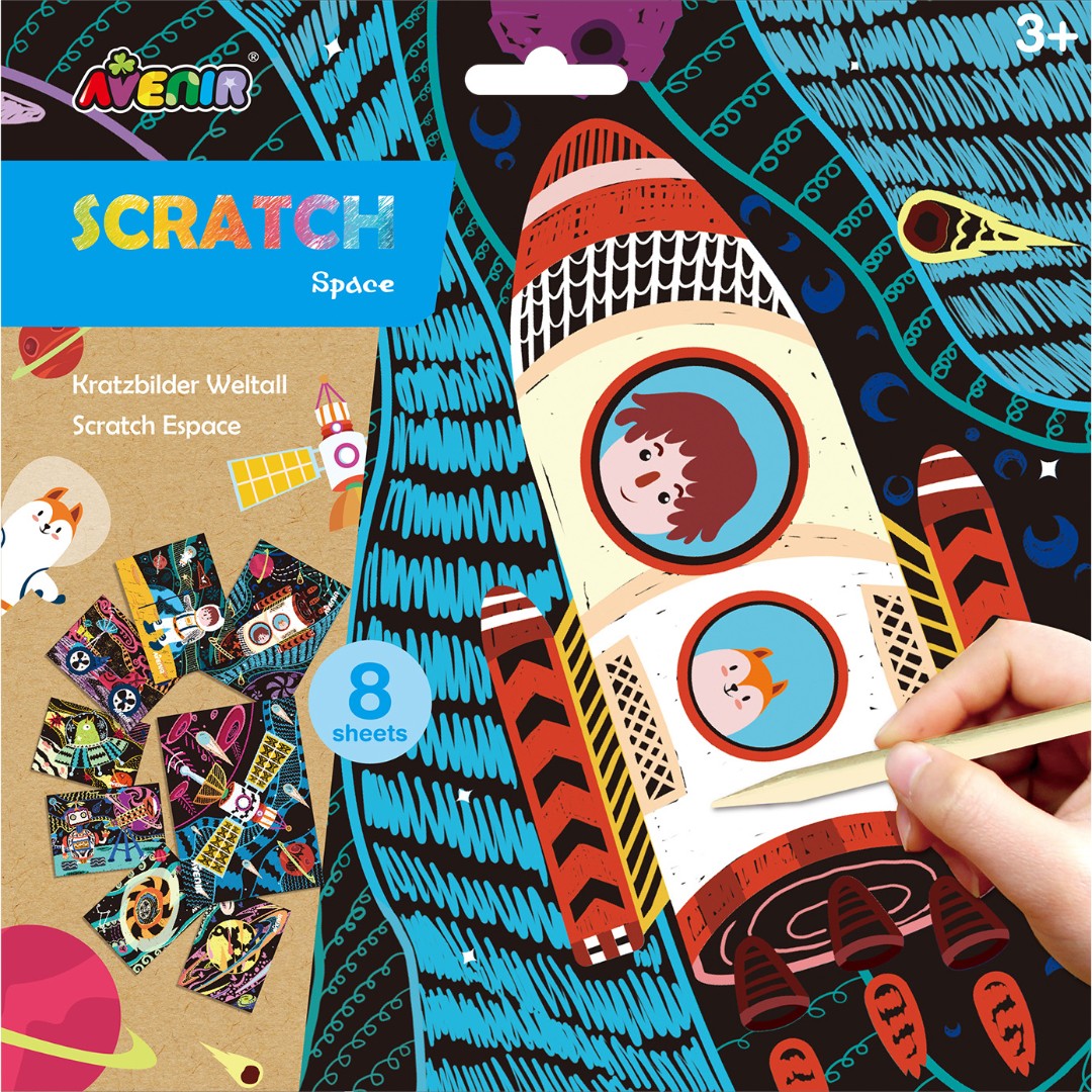 Avenir Scratch For Boys - Space