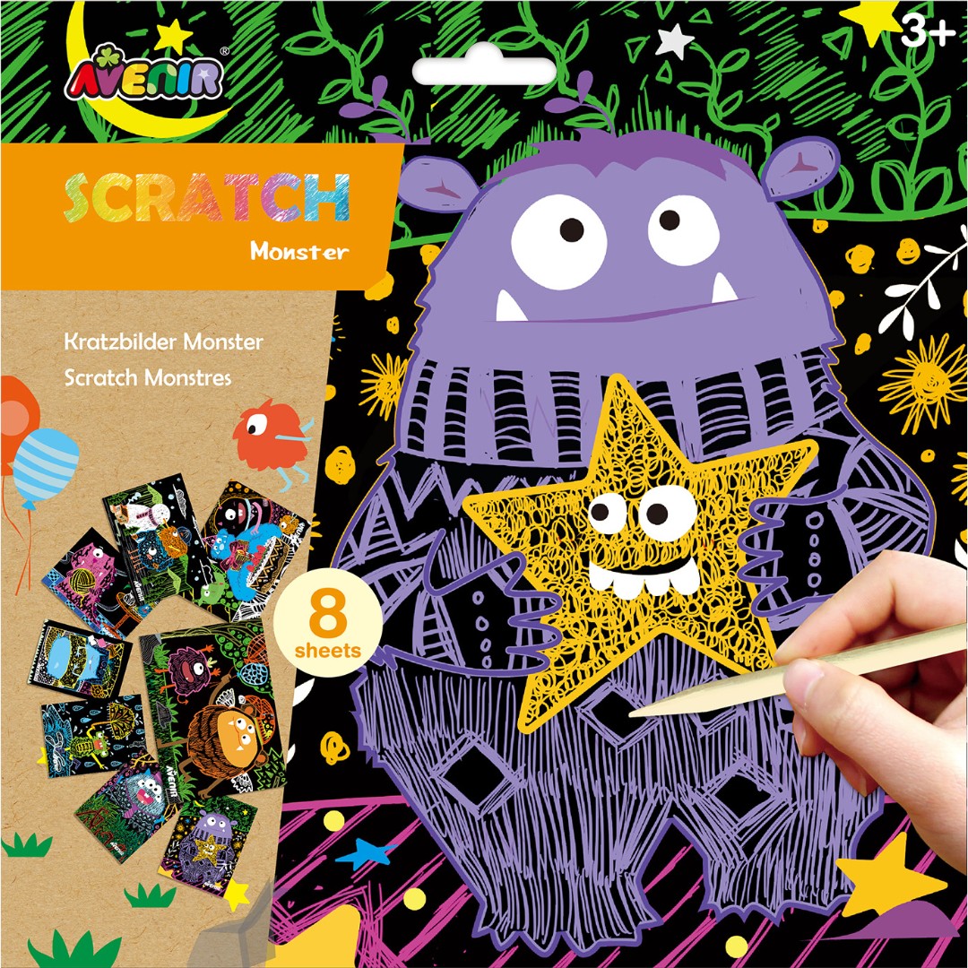 Avenir Scratch For Boys - Monster