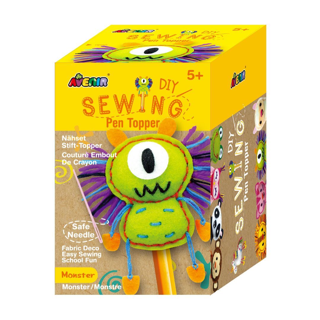 Avenir DIY Sewing Pen Topper - Monster