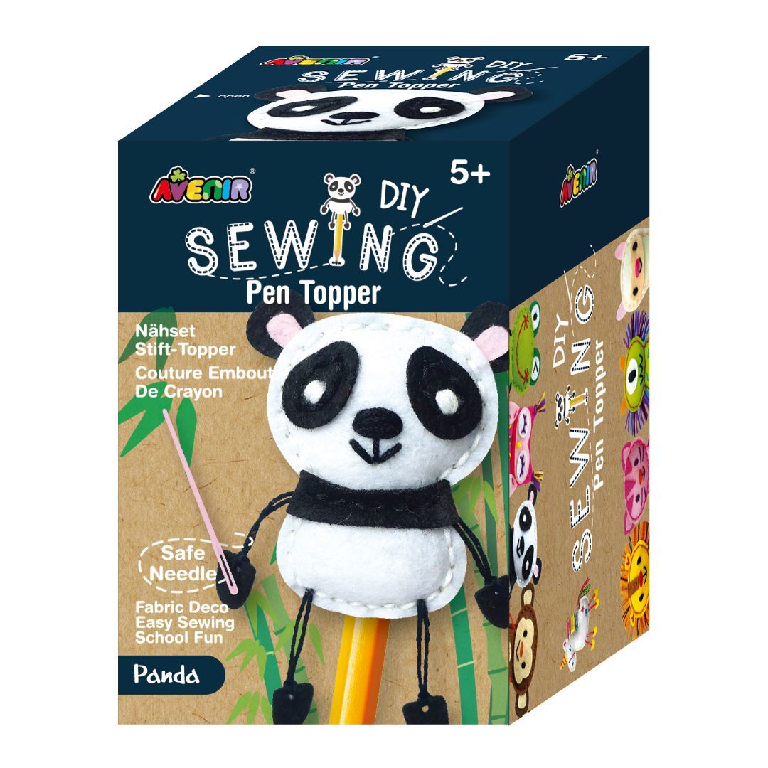 Avenir DIY Sewing Pen Topper - Panda