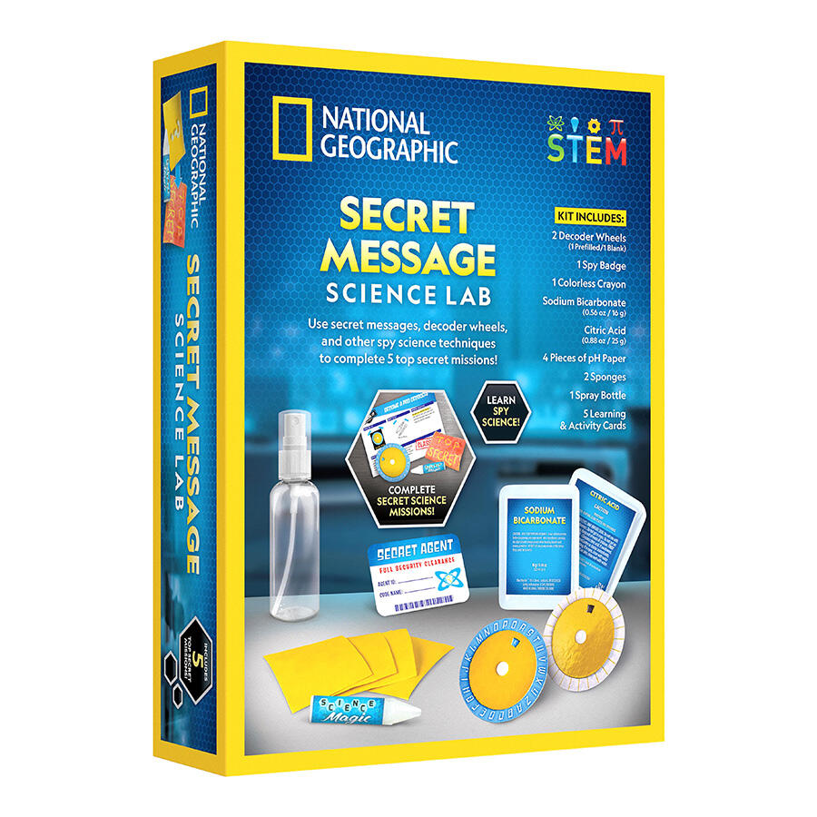 National Geographic Secret Message Lab