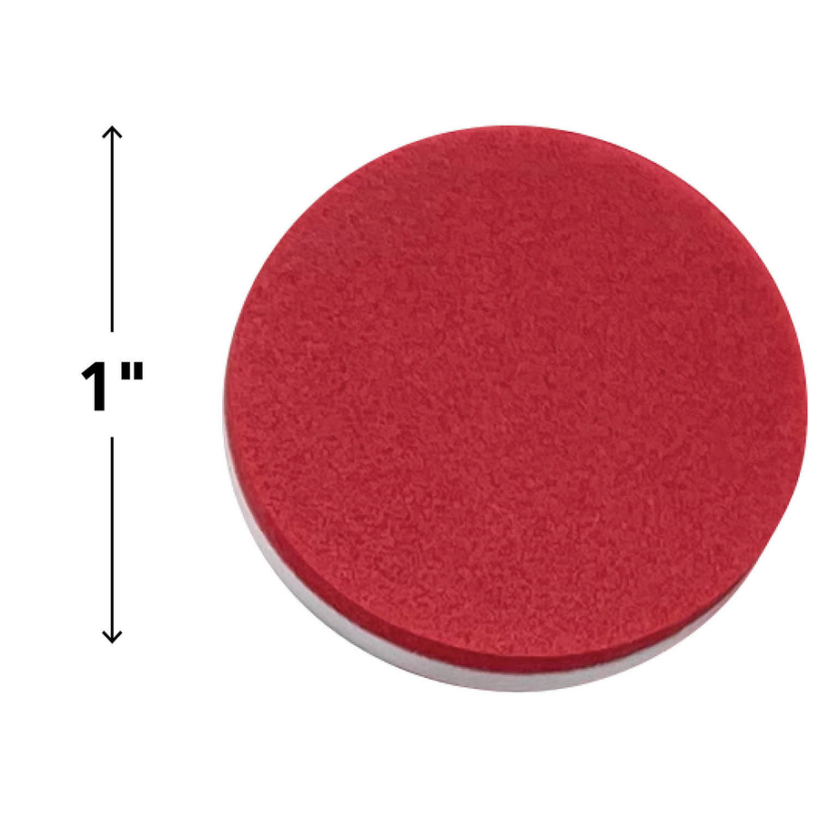 Teacher Created Resources Foam Counters Red/White (1 Inch Set Of 100)