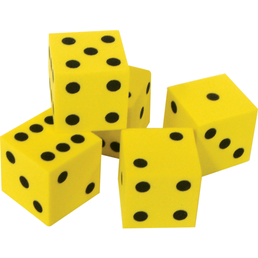 Teacher Created Resources Foam Traditional Dice (3/4 Inch Set Of 20)