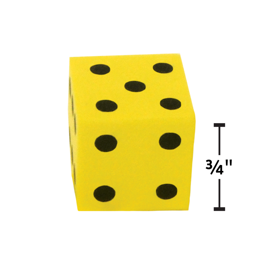 Teacher Created Resources Foam Traditional Dice (3/4 Inch Set Of 20)