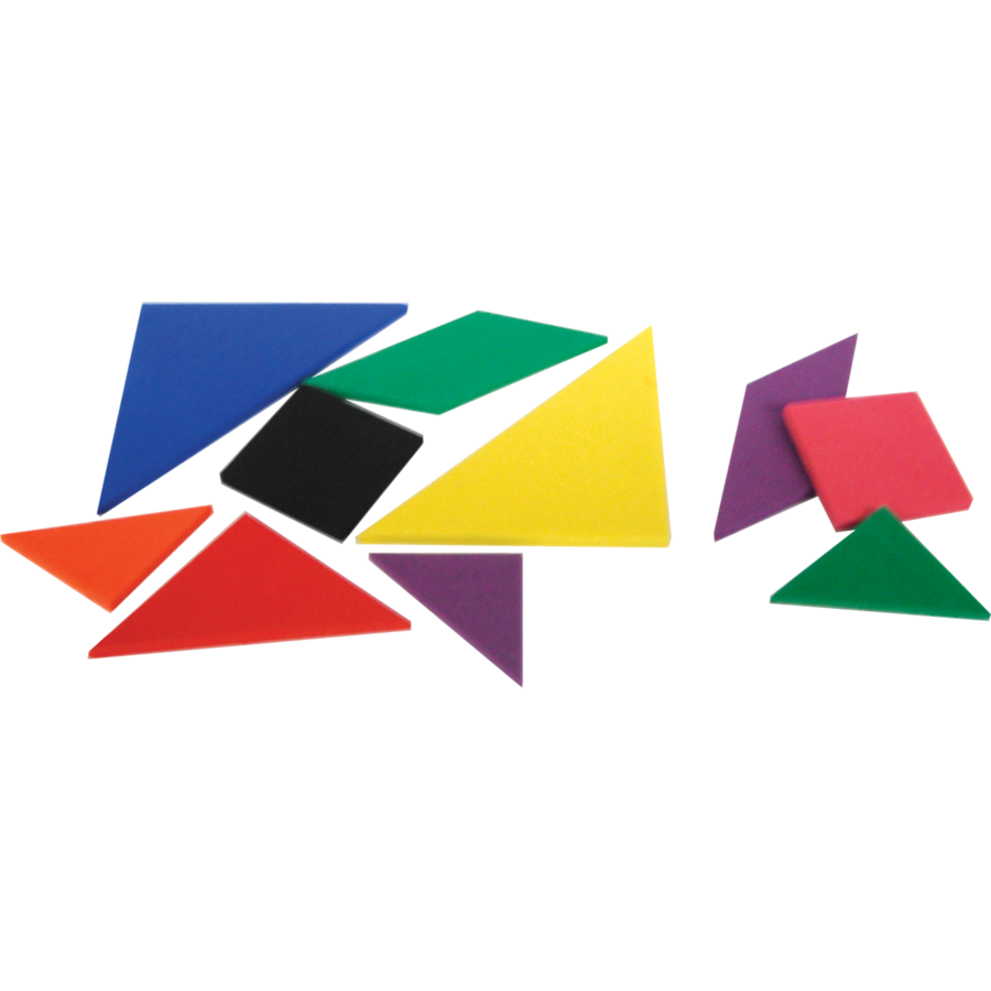 Teacher Created Resources Foam Tangrams (4 Inch-8 Sets Of 56 Pieces)