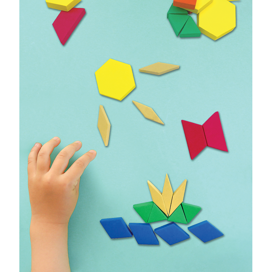 Teacher Created Resources Foam Pattern Blocks (Set Of 42 Pieces)