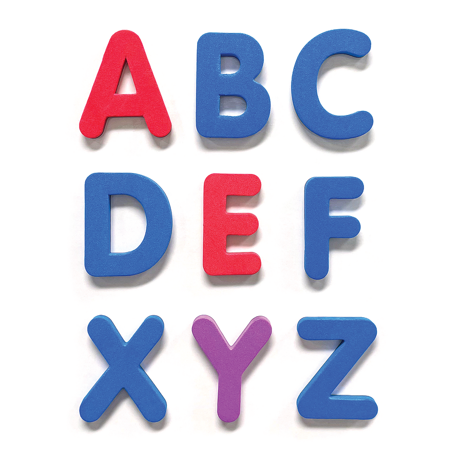 Teacher Created Resources Magnetic Foam: Uppercase Letters (Set of 40)