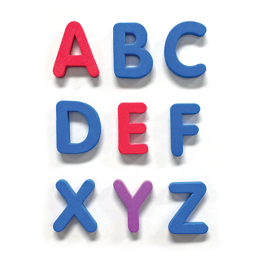 Teacher Created Resources Magnetic Foam: Small Uppercase Letters