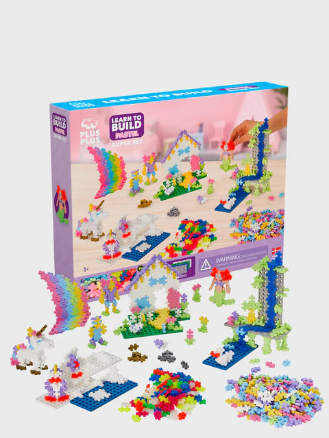 Plus-Plus Pastel Learn to build Super Set