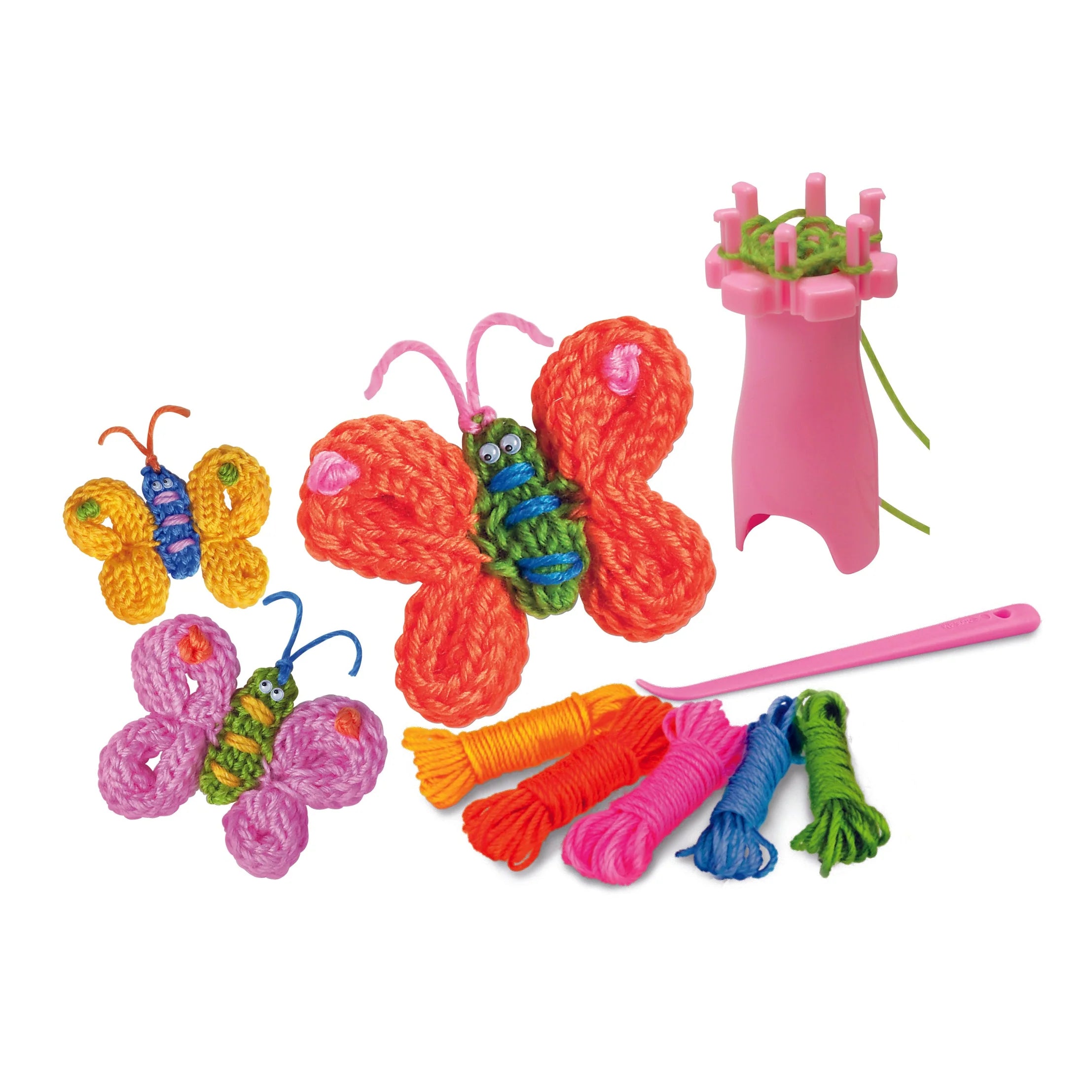 4M Little Craft Kits French Knit Butterfly Kit