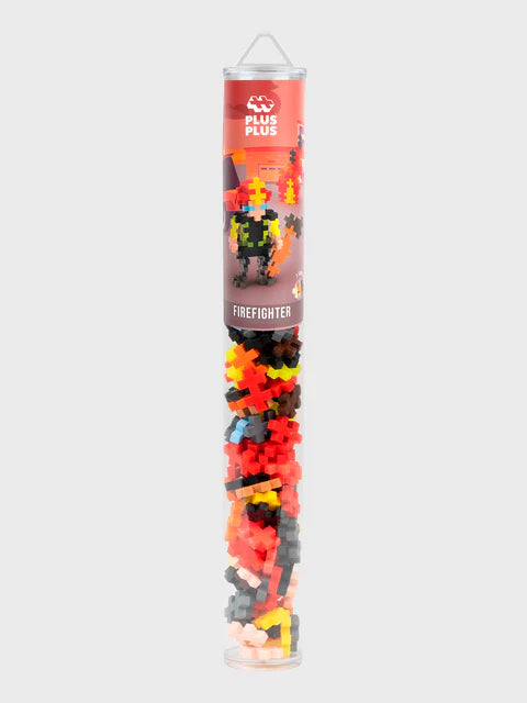 Plus-Plus Firefighter Tube (100pcs)