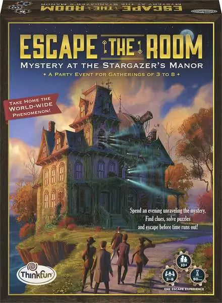 ThinkFun Escape The Room: Mystery at the Stargazer's Manor