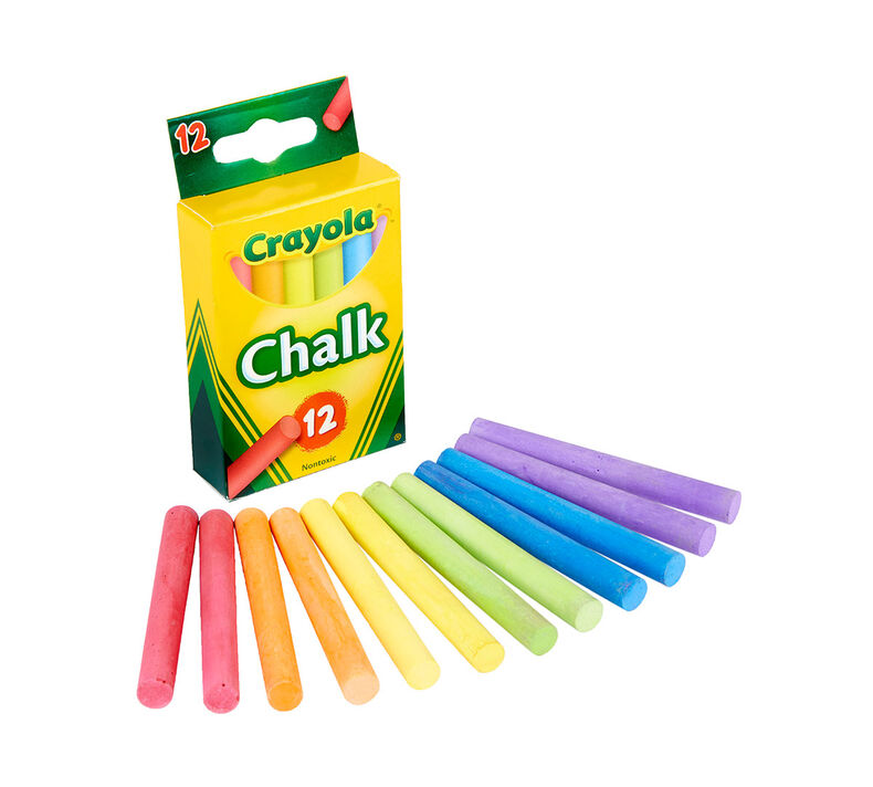 Crayola Coloured Chalk 12ct