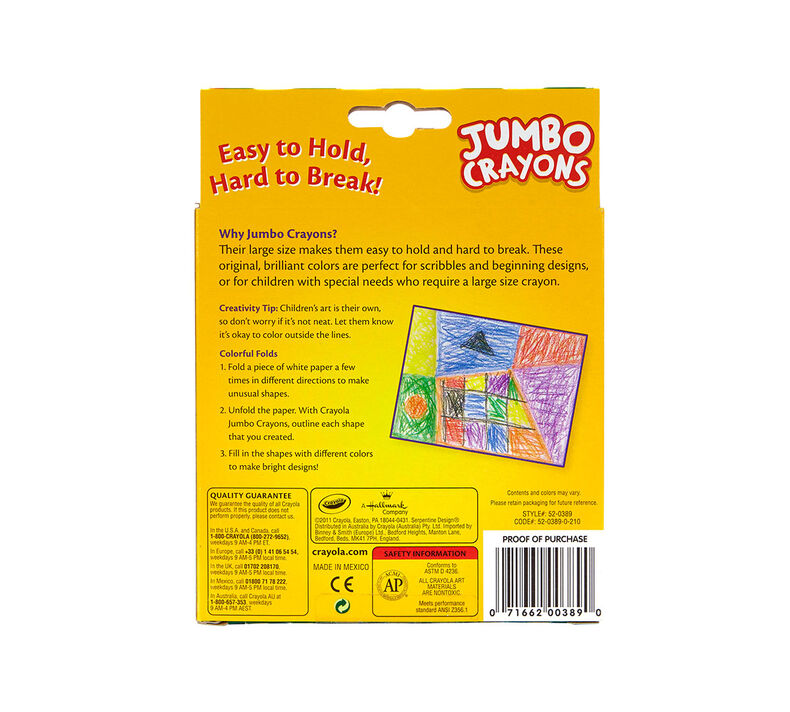 Crayola Jumbo Crayons 8ct