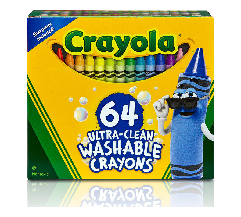 Crayola Ultra-Clean Washable Crayons 64ct