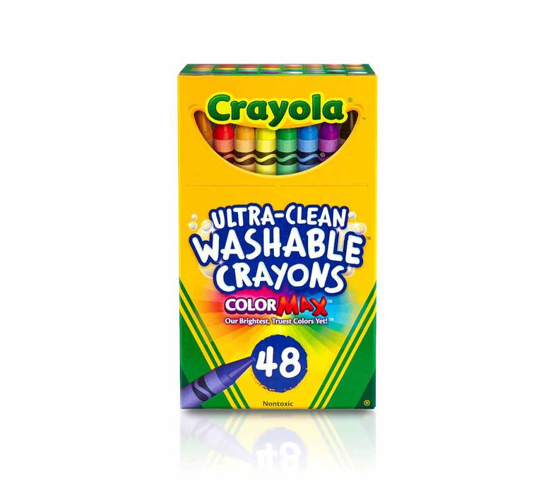 Crayola Ultra-Clean Washable Color Max Crayons 48ct