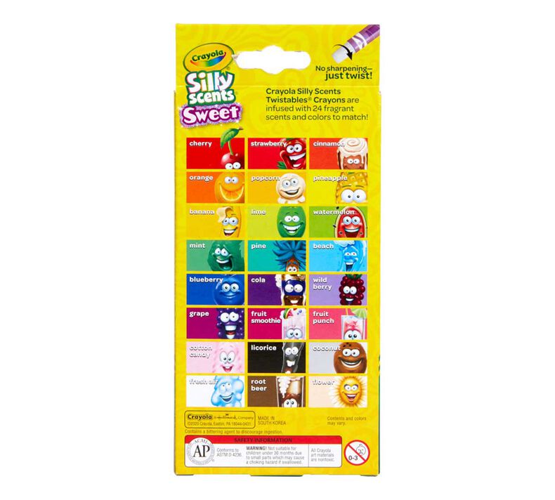 Crayola Silly Scents Mini Twistable Crayons (24ct)