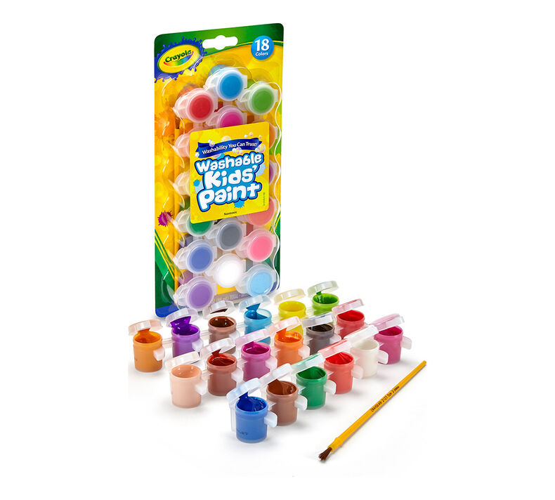 Crayola Washable Kids Paint 18ct 3oz