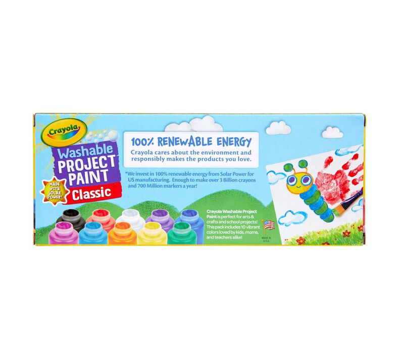 Crayola Washable Kids Paint 10ct 2oz