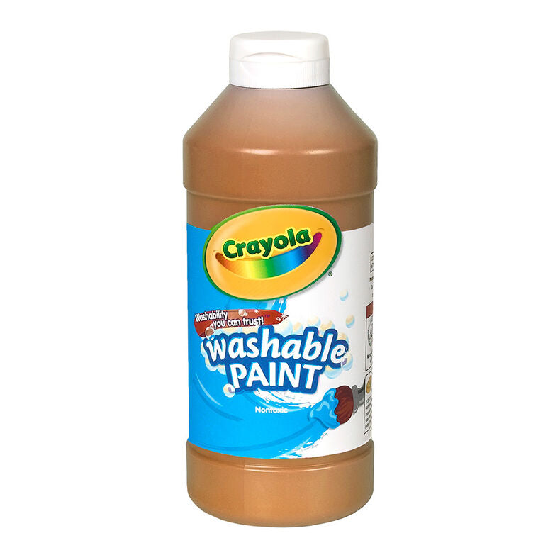 Crayola Washable Paint Brown (16oz)