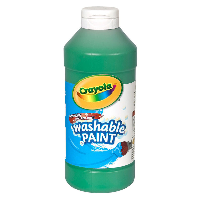 Crayola Washable Paint Green (16oz)