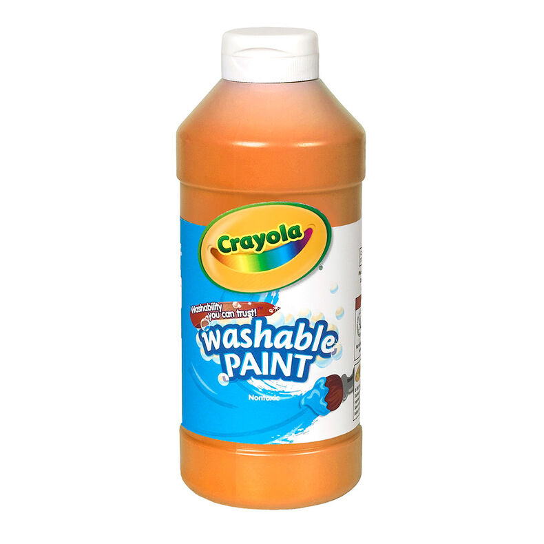 Crayola Washable Paint Orange (16oz)