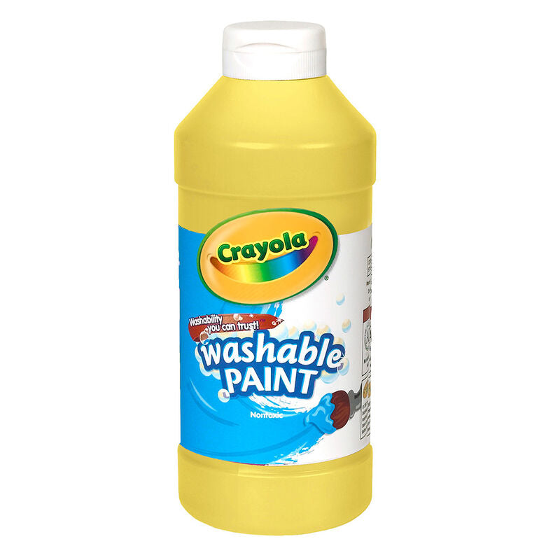 Crayola Washable Paint Yellow (16oz)