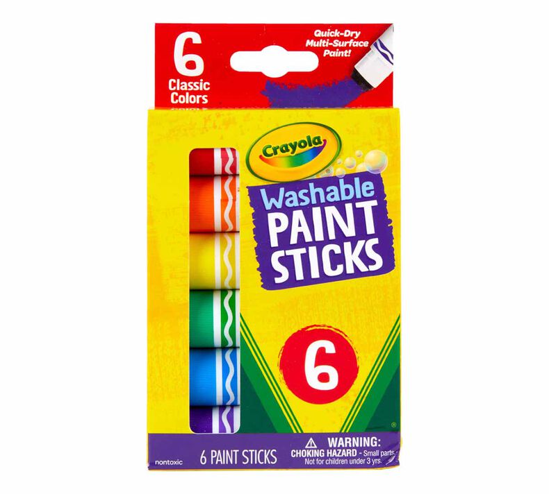 Crayola Washable Paint Sticks 6ct