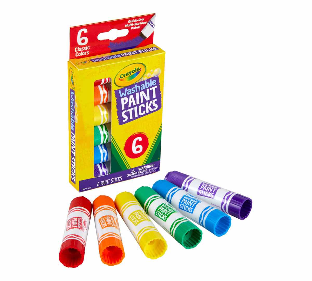 Crayola Washable Paint Sticks 6ct