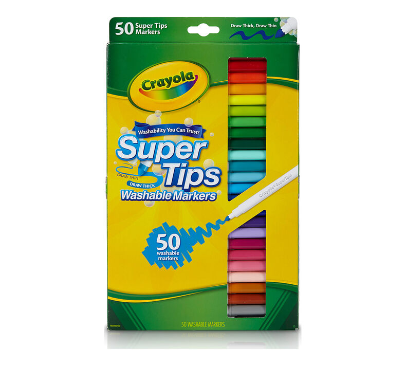 Crayola Washable Super Tips 50ct