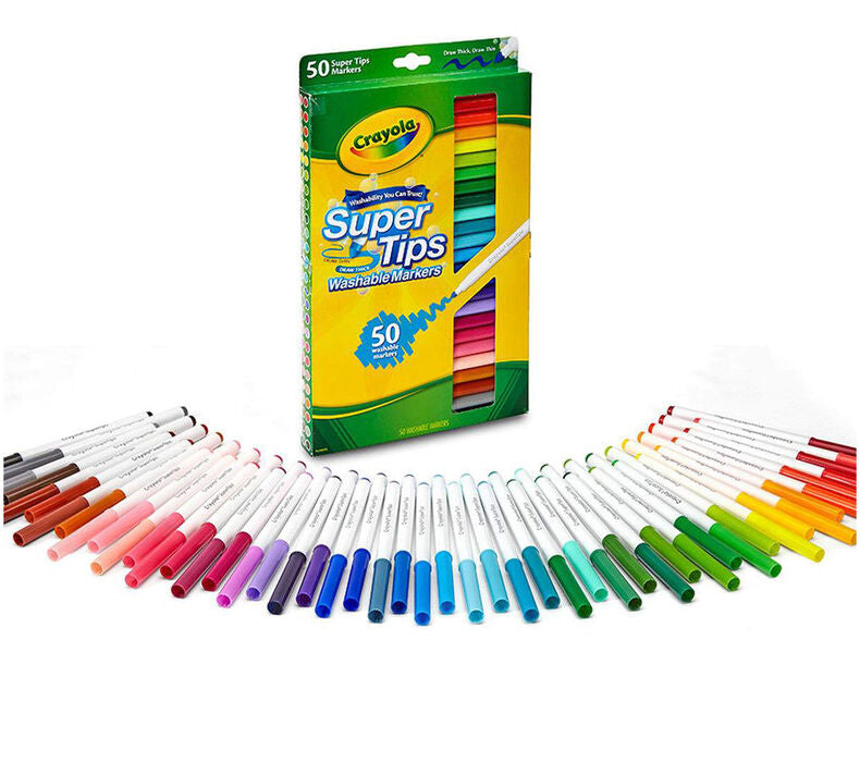 Crayola Washable Super Tips 50ct