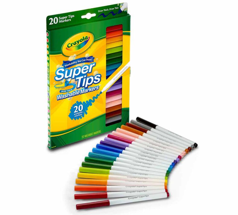 Crayola Super Tips Washable Markers 20ct