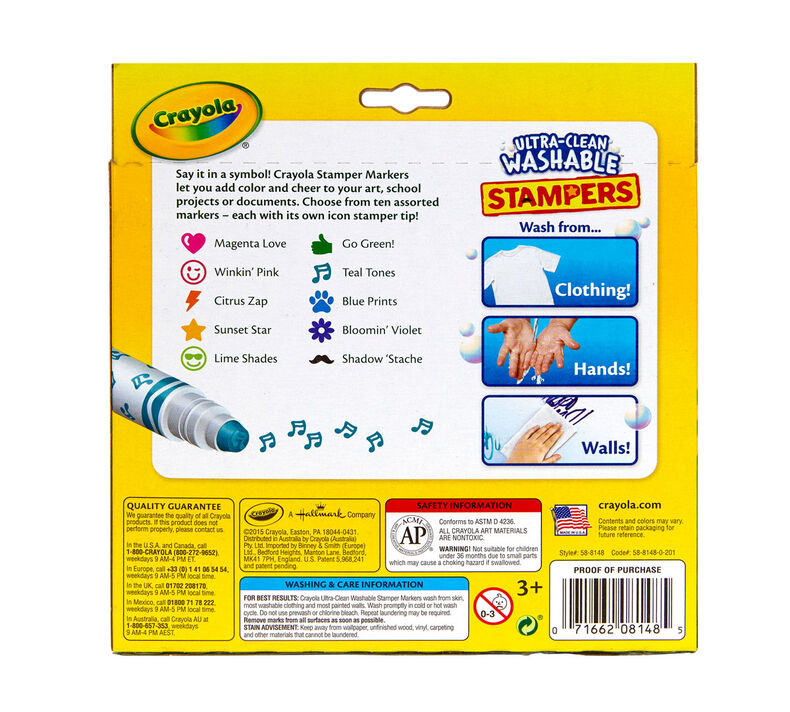 Crayola Ultra-Clean Washable Stampers