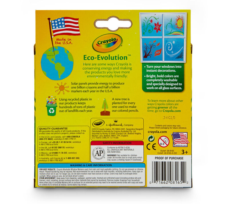 Crayola Window Markers 8ct