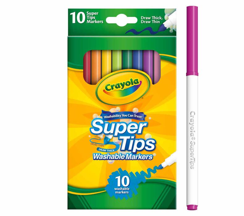 Crayola Washable Super Tips Markers 10ct