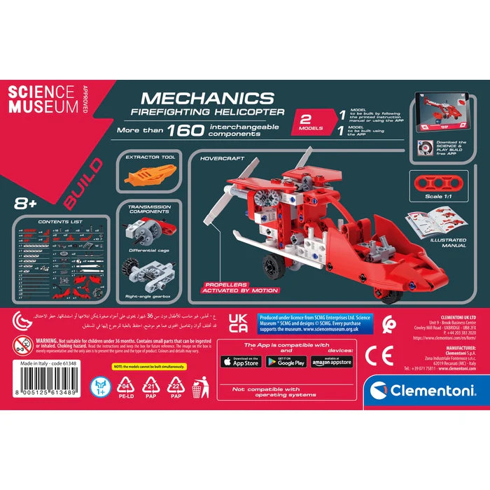 Clementoni Mechanics Lab - Firefighting Helicopter