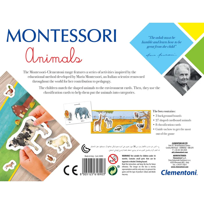 Clementoni Montessori - Animals