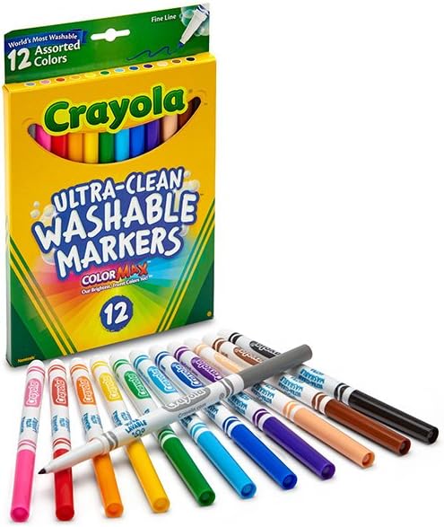 Crayola Ultra-Clean Washable Markers Colormax 12ct