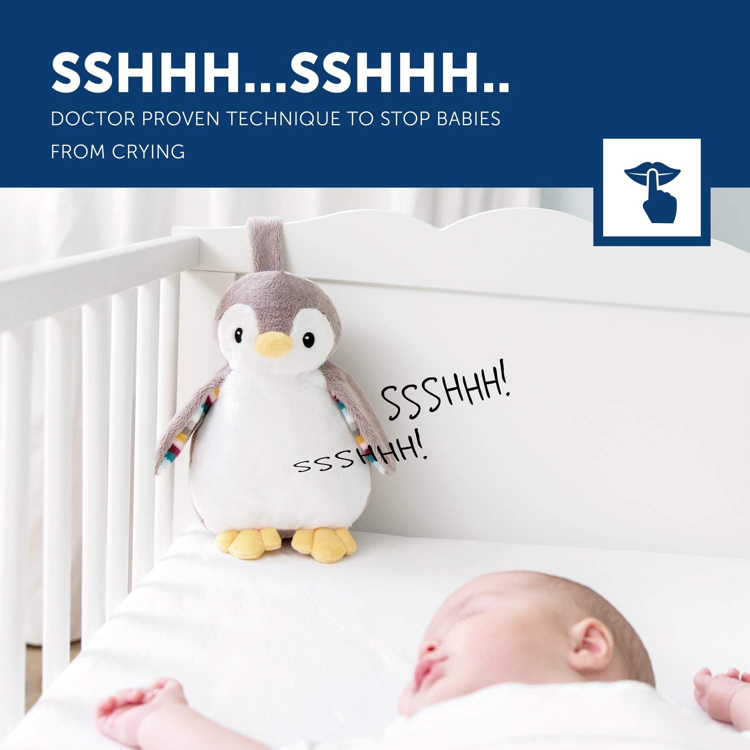 Zazu Baby Sleep Shusher: Phoebe the Penguin