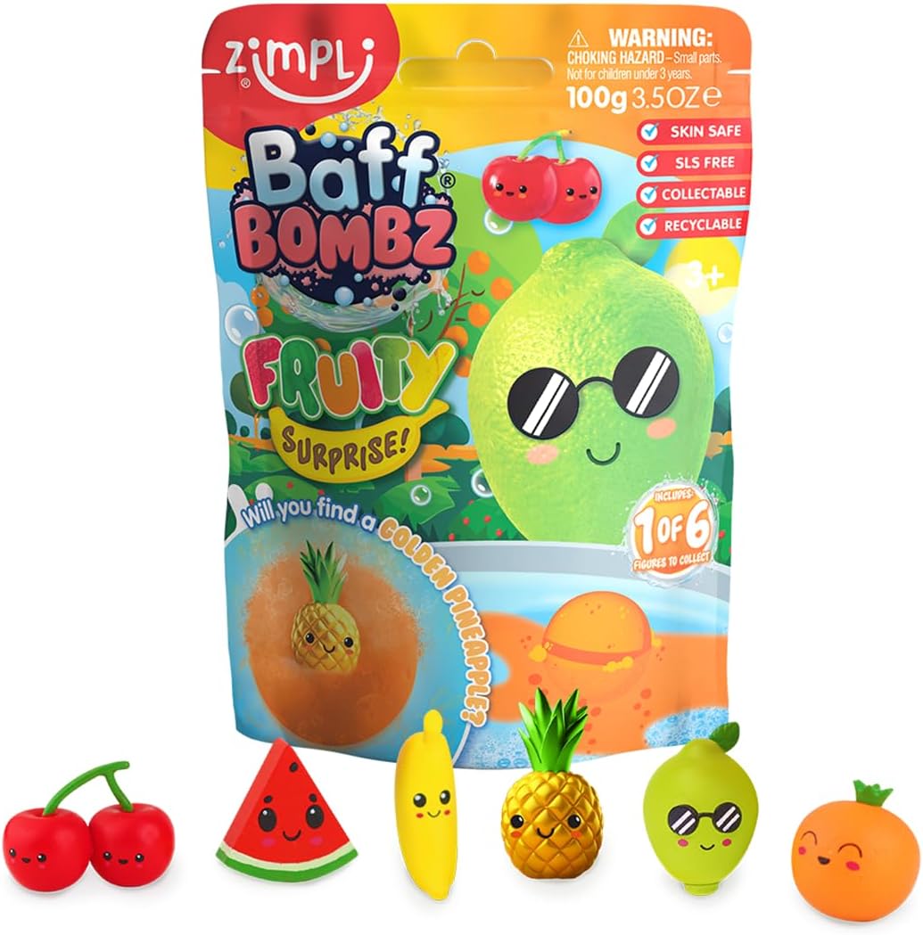 Zimpli Kids Baff Bombz Fruity Surprise