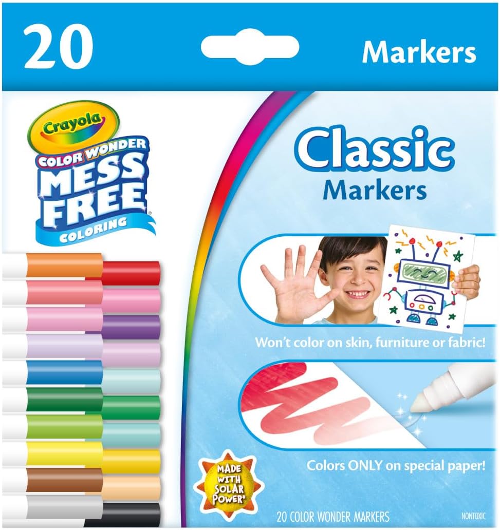 Crayola Wonder Markers (20ct)