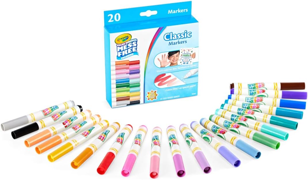 Crayola Wonder Markers (20ct)