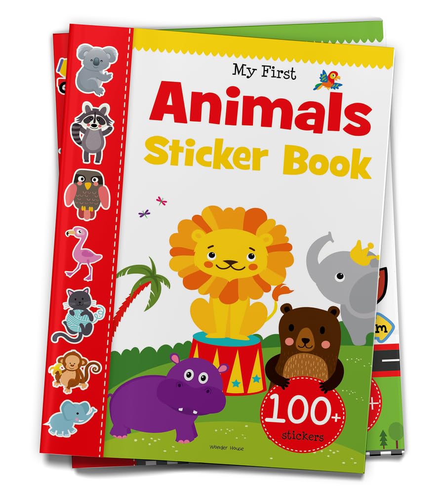 My First Animal Sticker Book: Exciting Sticker Book With 100 Stickers