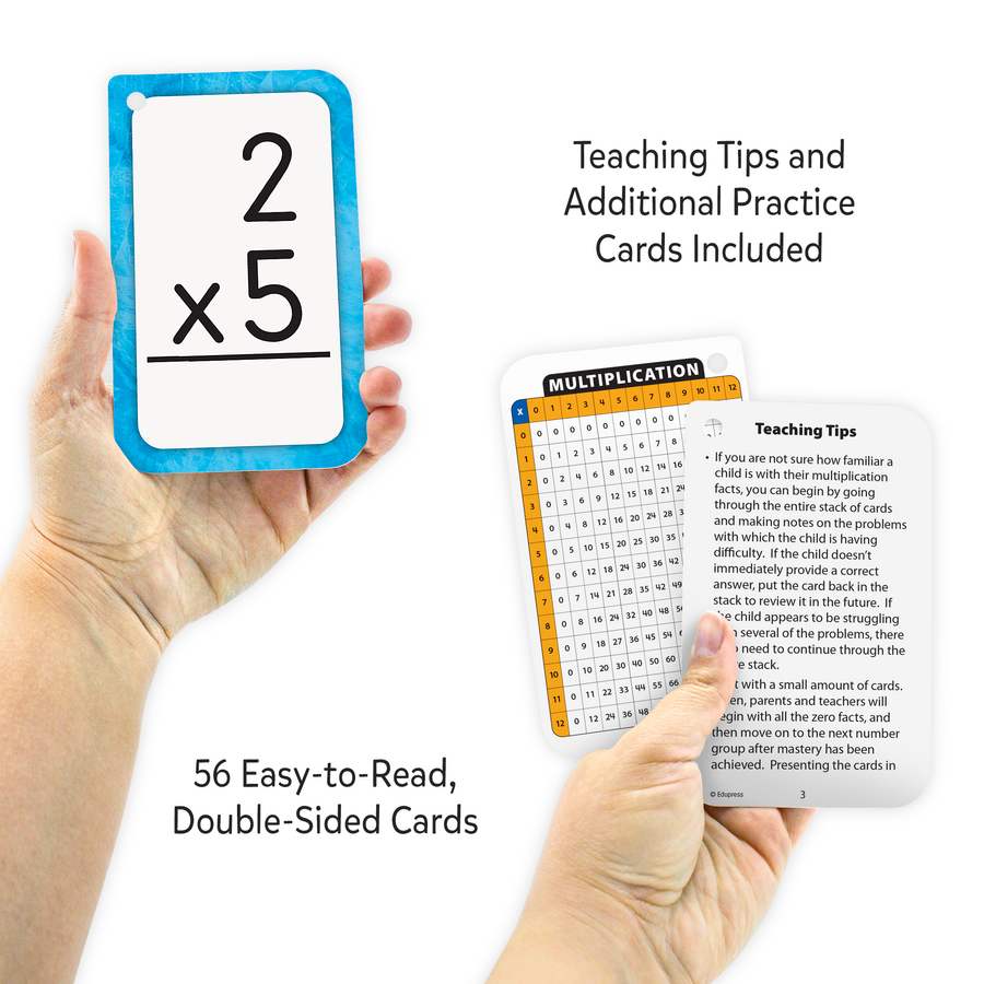 Teacher Created Resources Multiplication 0-12 Flash Cards