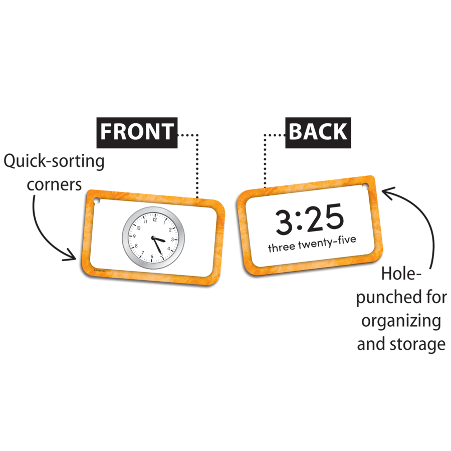 Teacher Created Resources Time Flash Cards