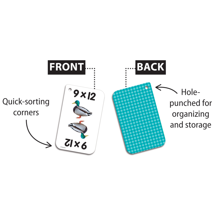 Teacher Created Resources Math War Multiplication Flash Cards